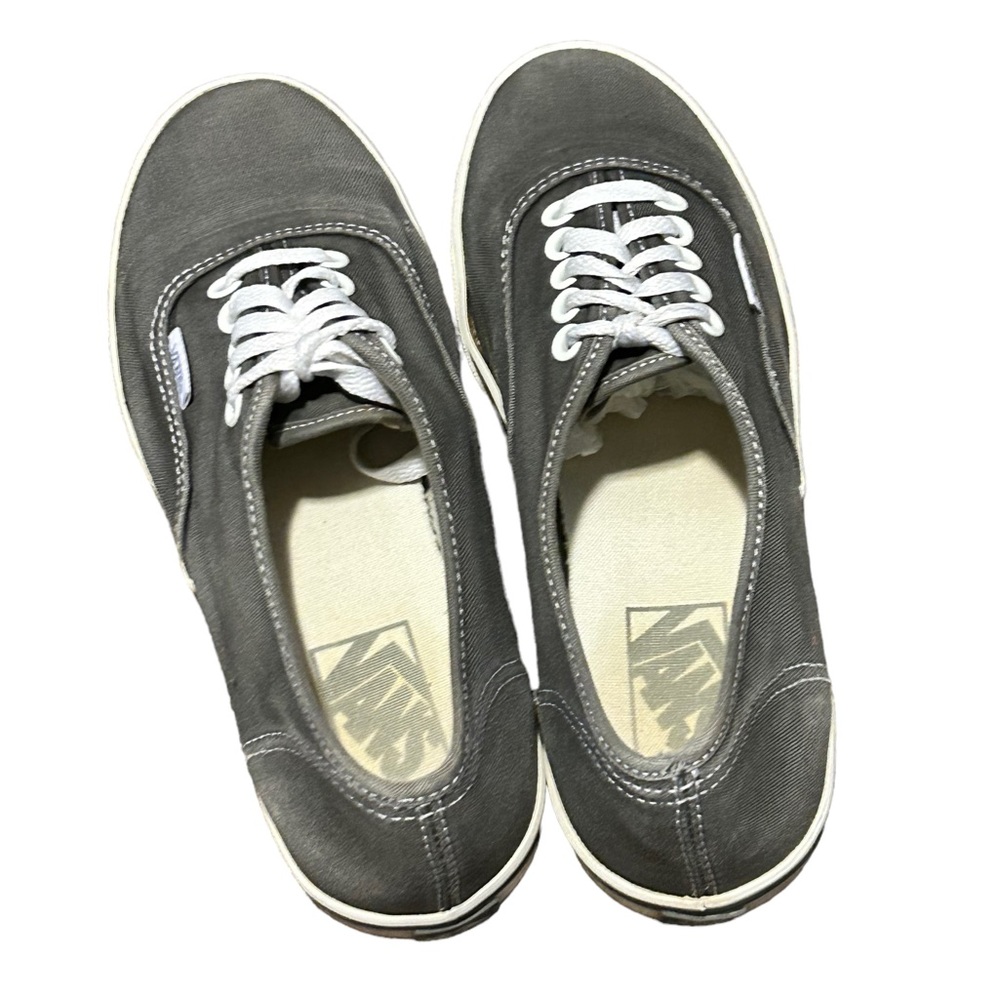 VANS Gray Unisex Lace Up Comfortable Sneaker Lifestyle Everyday Shoe-Size 7.5 - Picture 6 of 14